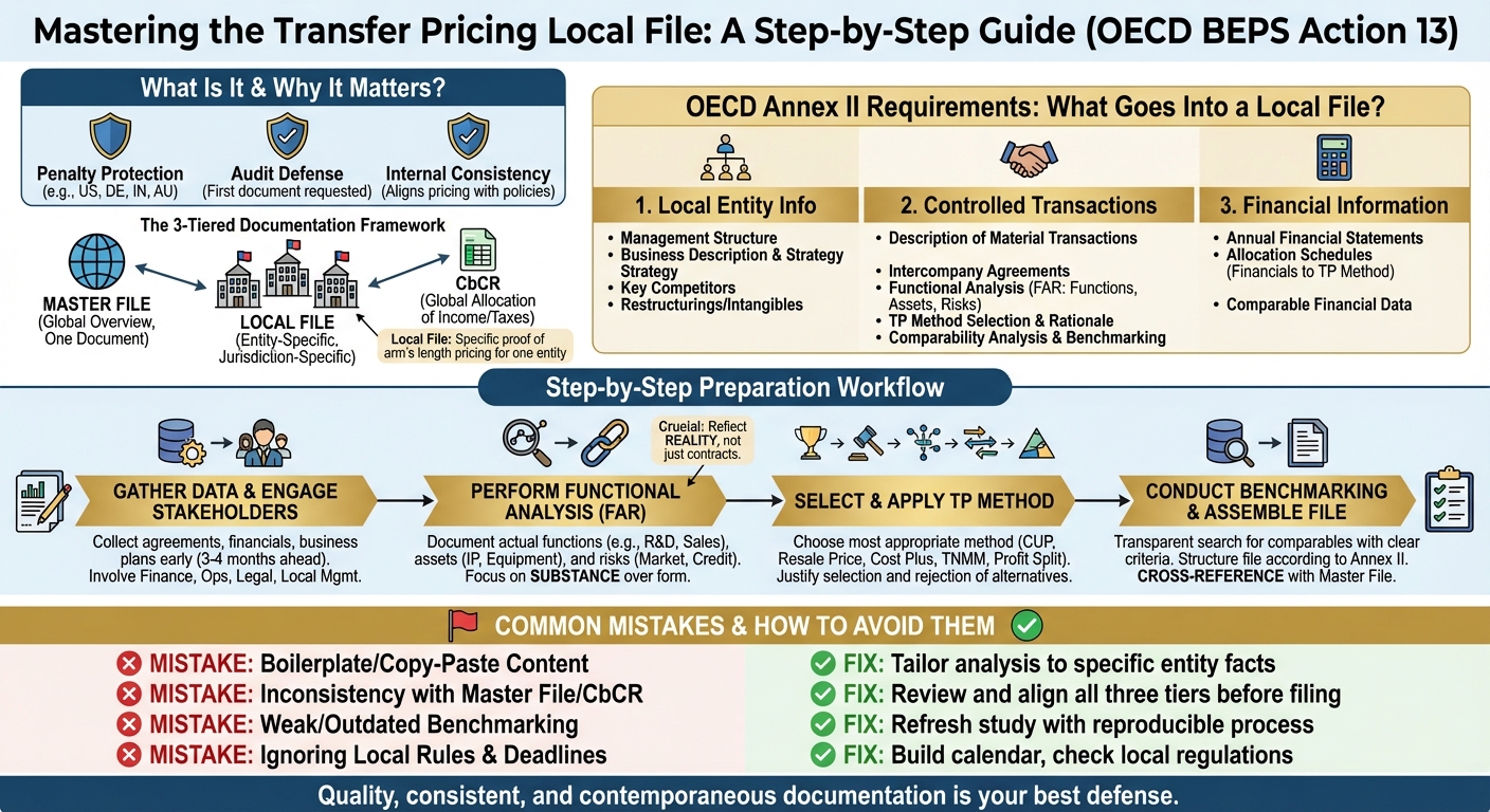 Transfer Pricing Local File: Step-by-Step Preparation Guide